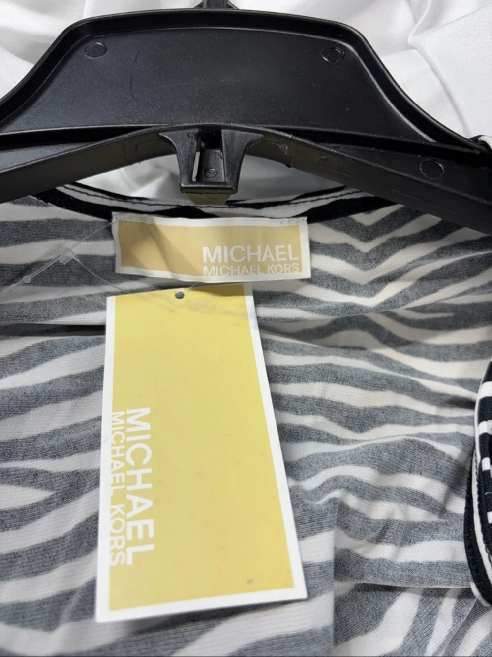 Michael Kors sleeveless zebra